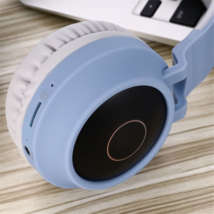 OEM - Over-Ear Hörlurar för Barn med Mic Bluetooth 5.0 Foldable - Khaki