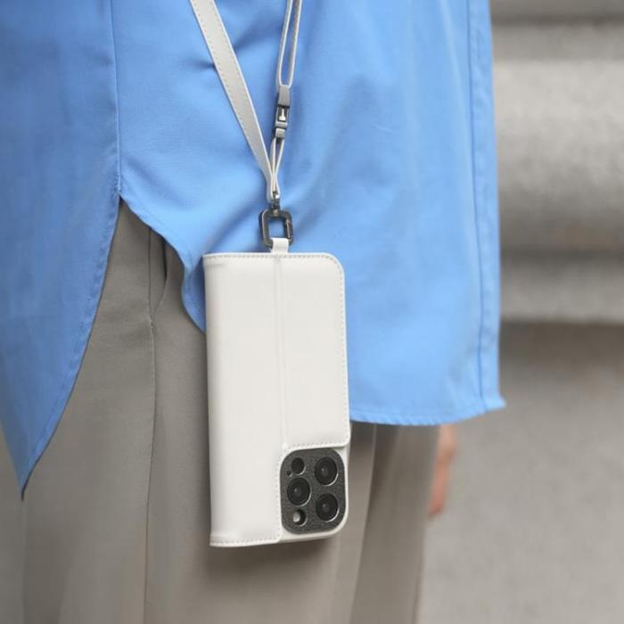 Moshi - Moshi iPhone 15 Plånboksfodral Magsafe - Äggtoddy Vit
