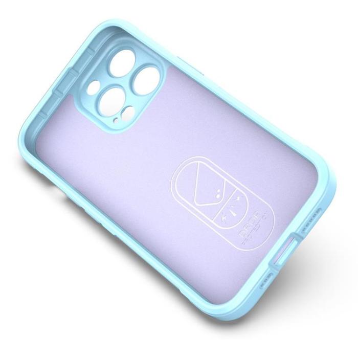 OEM - iPhone 13 Pro Skal Magic Shield Flexible Armored - Ljusblå