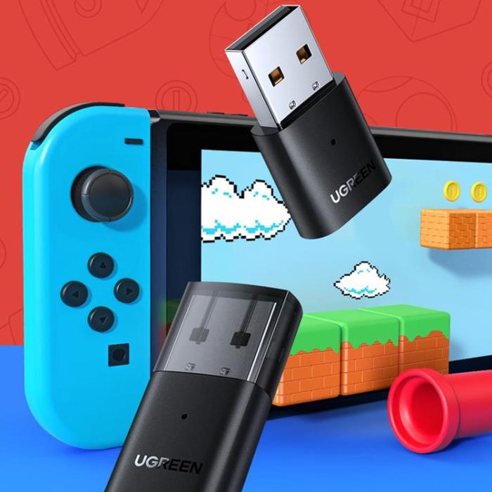 Ugreen - Ugreen BT adapter Playstation/Nintendo Switch hörlurar - Svart