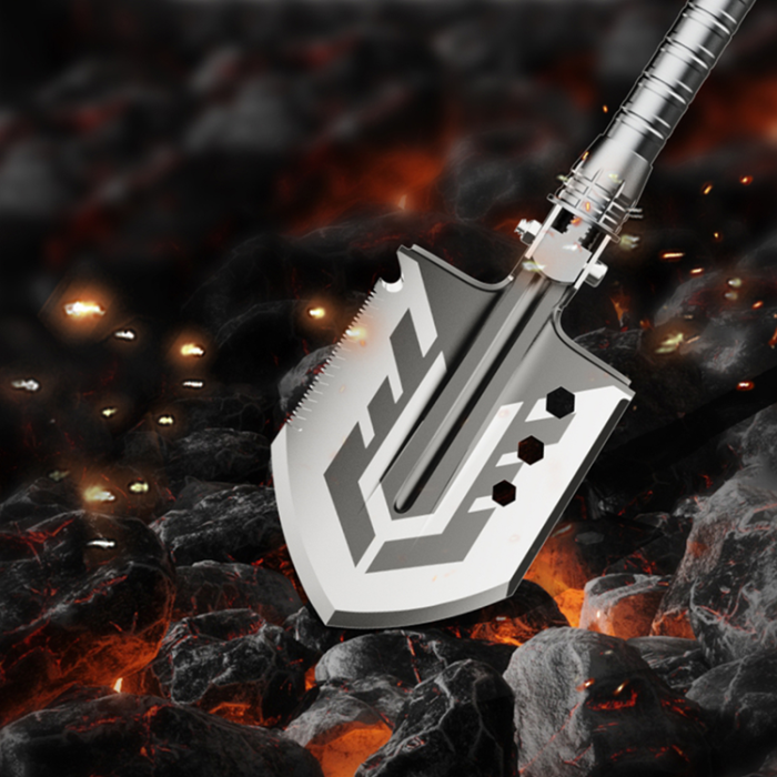 Wozinsky - Wozinsky överlevnad Bushcraft Spade Kniv Brytare Flinta Visselpipa Harpun