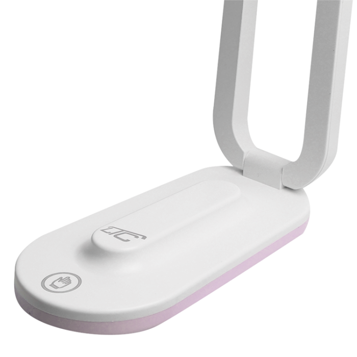 LTC - LTC LED Skrivbordslampa Hopfällbar 10W - Rosa