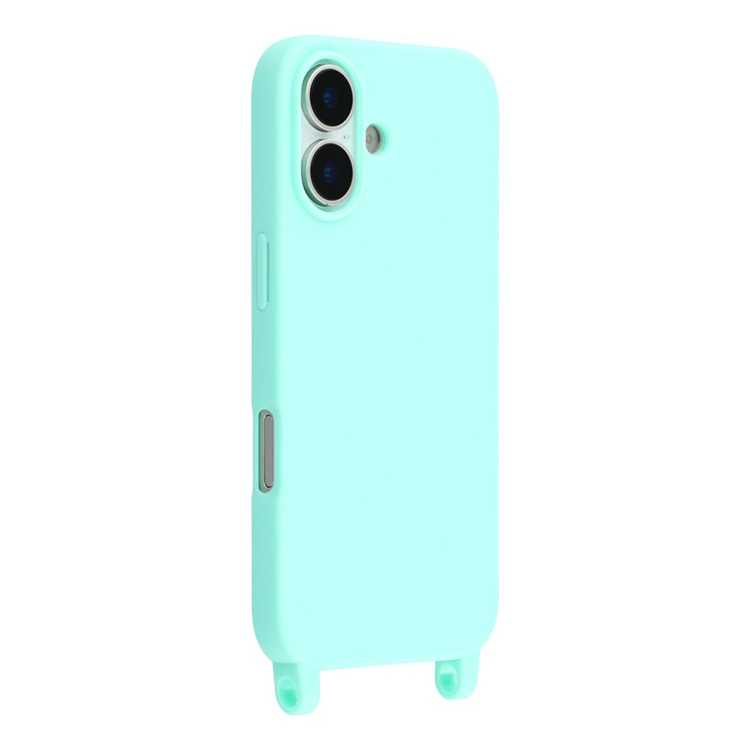iPhone 17 Mobilskal TPU med Hål för Rem - Mintgrön | 2353 | AlltMobil