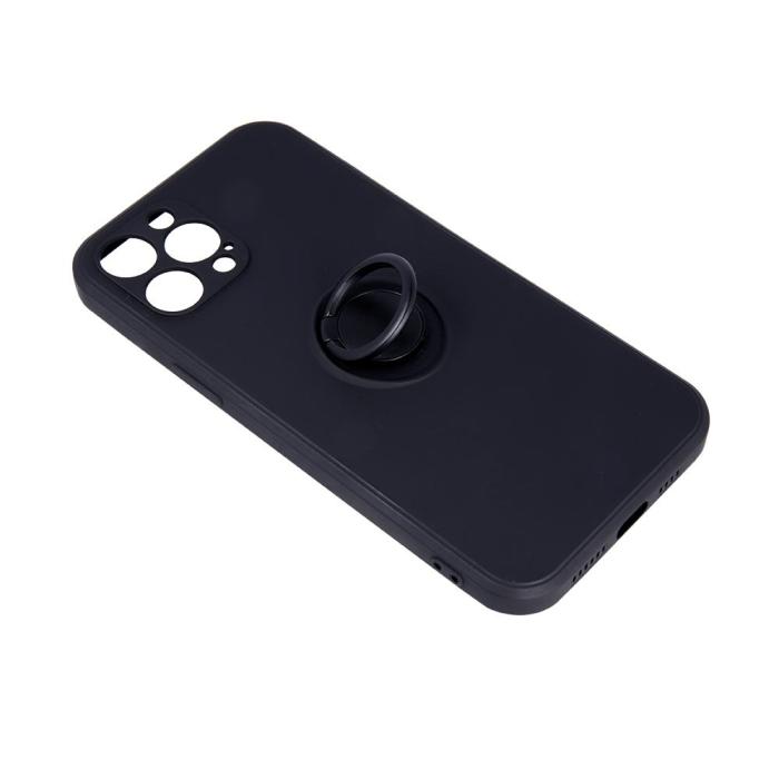 OEM - Svart Finger Grip-skal iPhone X/XS – Hållbart & Ergonomiskt
