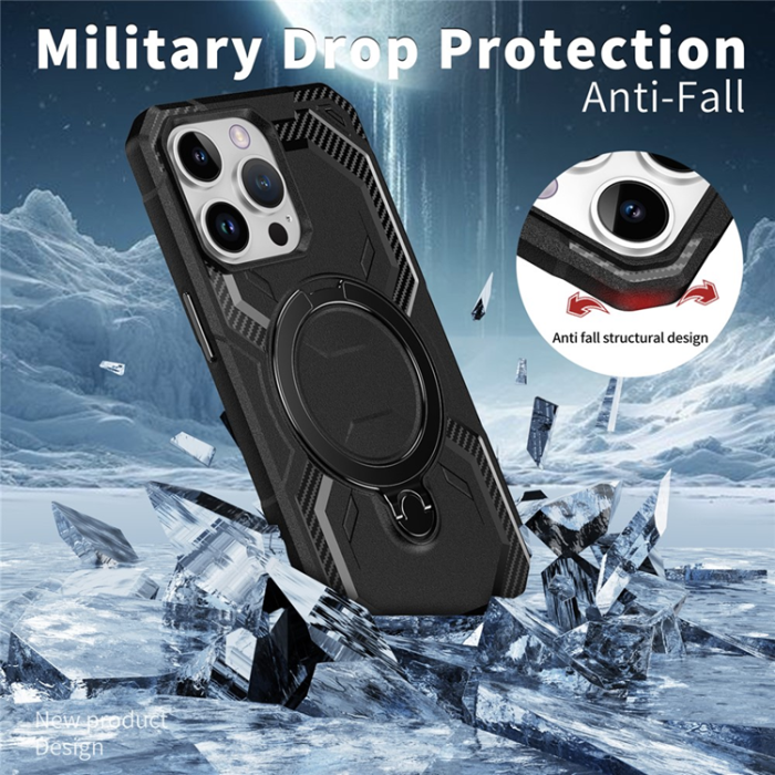 A-One Brand - iPhone 14 Pro Max Mobilskal MagSafe Kickstand TPU + PC
