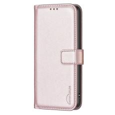 BINFEN COLOR - BINFEN Samsung Galaxy A37 Pl&aring;nboksfodral Konstl&auml;der - Ros&eacute;guld