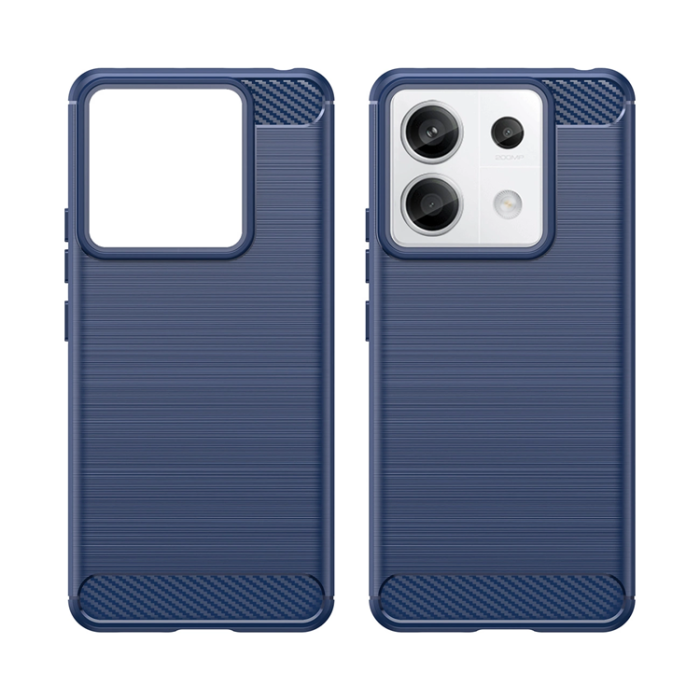 OEM - Xiaomi Redmi Note 13 Pro Plus Mobilskal Carbon - Blå