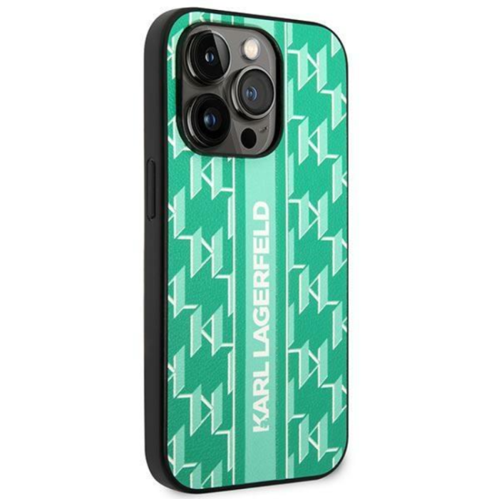 KARL LAGERFELD - Karl Lagerfeld iPhone 14 Pro Skal Monogram Stripe - Gr