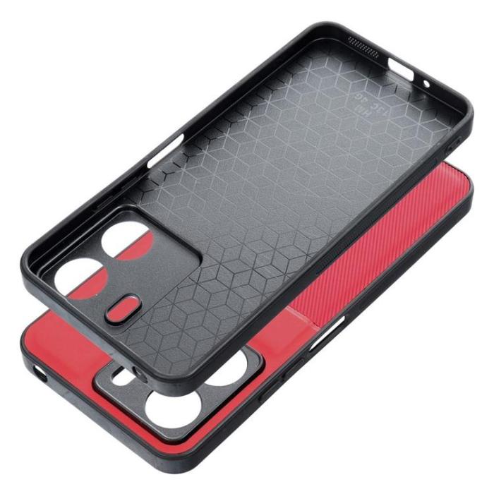 OEM - Xiaomi Redmi 13C/Poco C65 Mobilskal Noble - Röd