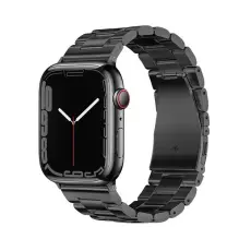 Forcell - Forcell Apple Watch (38/40/41mm) Armband F-Design - Svart