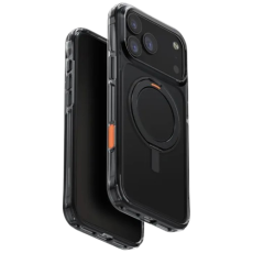 UNIQ - UNIQ iPhone 17 Pro Max Mobilskal Swivix 360 Rotating Kickstand - Svart