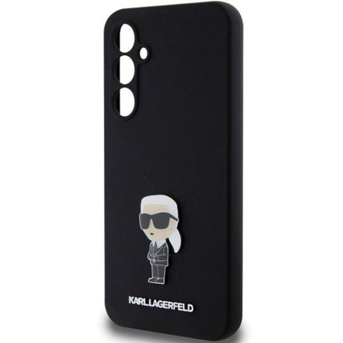 KARL LAGERFELD - Karl Lagerfeld Galaxy S23 FE Mobilskal Silikon Ikonik Metal Pin