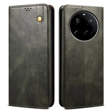 A-One Brand - Xiaomi 15 Ultra Plånboksfodral Horse Texture Waxy - Grön