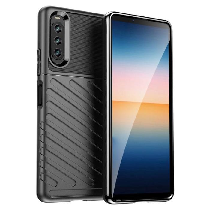 A-One Brand - Sony Xperia 10 IV Skal Thunder Twill - Svart