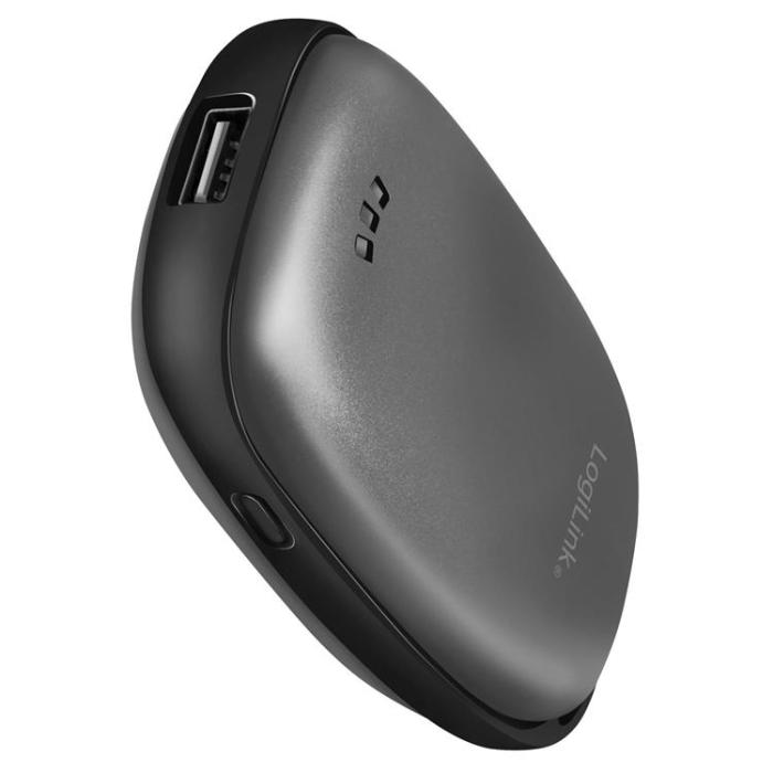 LogiLink - LogiLink PowerBank med handvärmare 4000 mAh - Svart