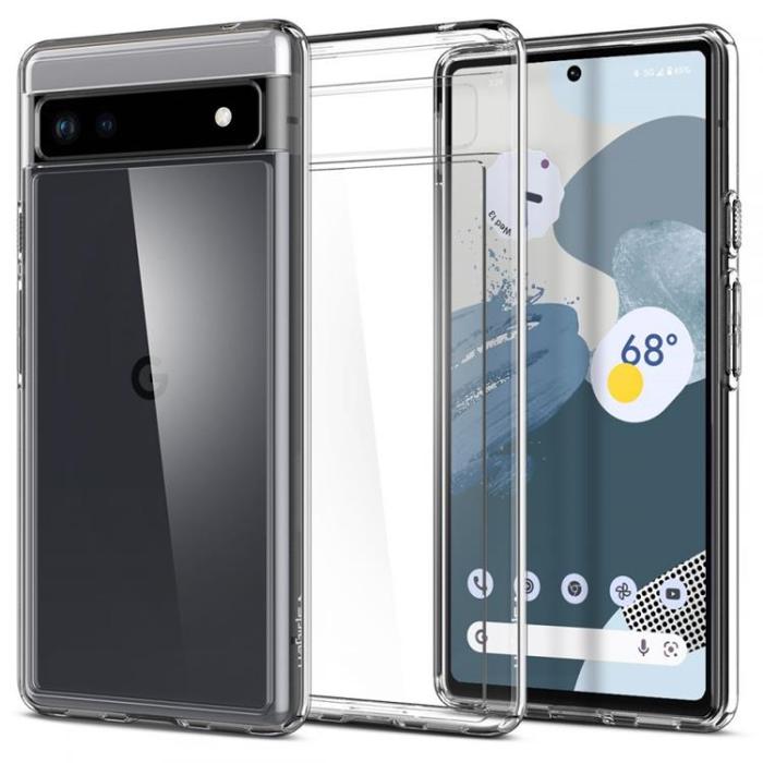 UTGATT - Spigen Ultra Hybrid Skal Google Pixel 6a - Crystal Clear