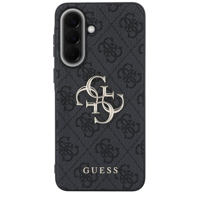 Guess - Guess Mobilskal För Galaxy A57 5G Läder 4G Metal Logo - Svart