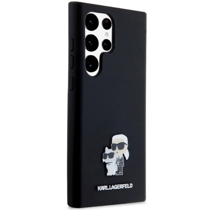 KARL LAGERFELD - Karl Lagerfeld Galaxy S23 Ultra Mobilskal Silikon Karl&Choupette