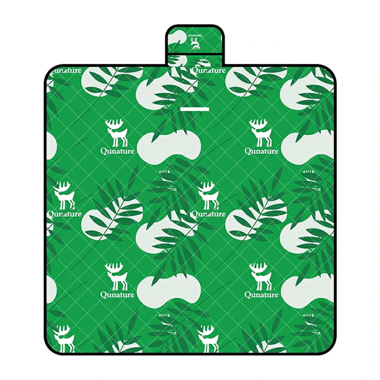 Qunature Picknickmatta Vattentät Campingfilt 2 x 2 m - Grön | 264 | AlltMobil