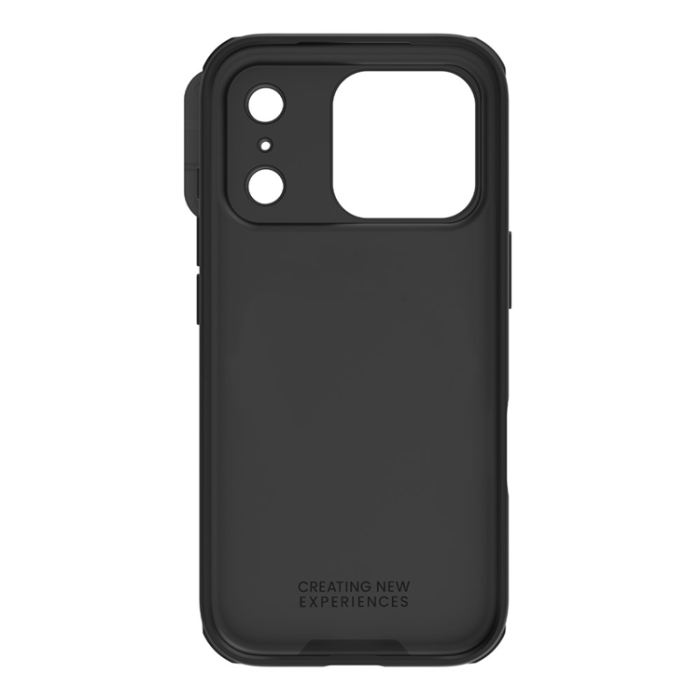 Nillkin - NILLKIN iPhone 17 Pro Mobilskal Slide Kamera Lid - Svart