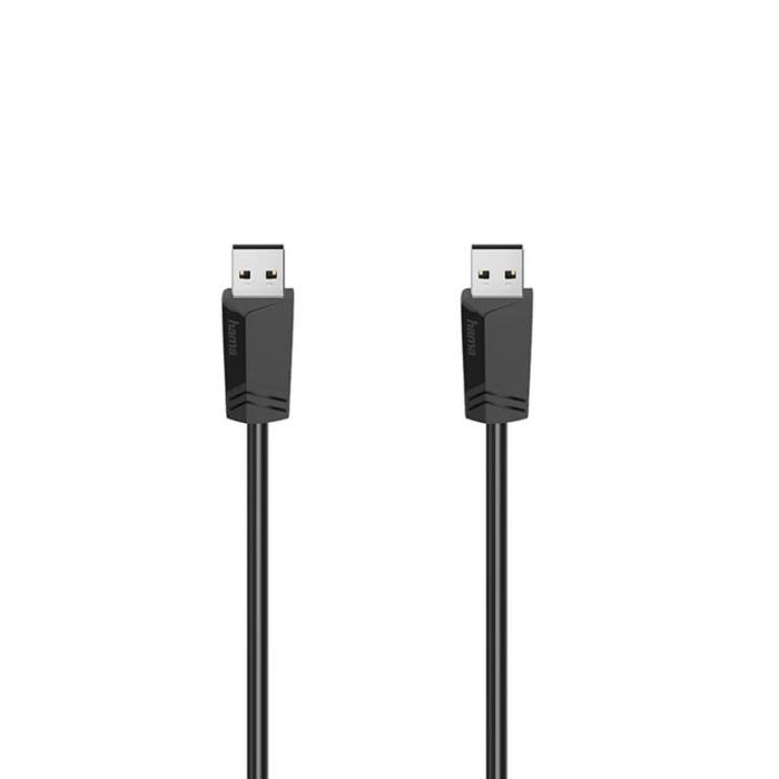 Hama - HAMA Kabel USB A-A 1.5m - Svart