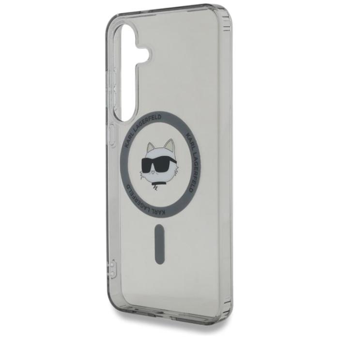 KARL LAGERFELD - Karl Lagerfeld Galaxy S25 Mobilskal MagSafe Choupette Printed Logo - Svart