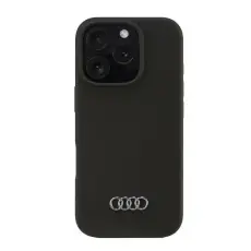 Audi - Audi iPhone 16 Pro Mobilskal Silikon - Svart