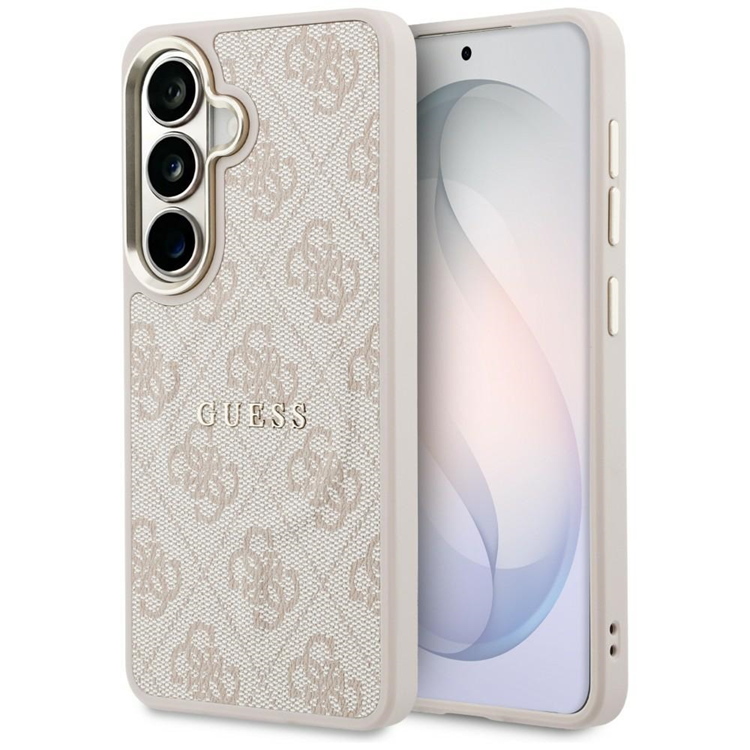 Guess Mobilskal För Galaxy S26 MagSafe 4G Embossed Ring - Rosa | 2353 | AlltMobil