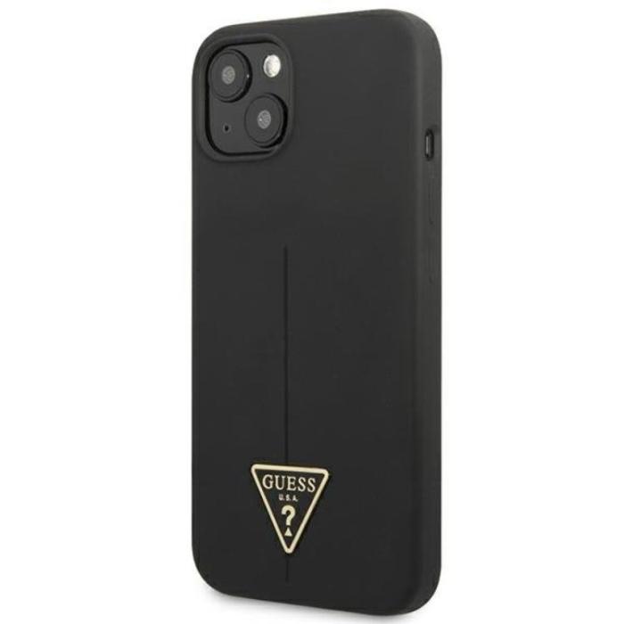 Guess - Guess iPhone 13 mini Skal Silicone Triangle - Svart