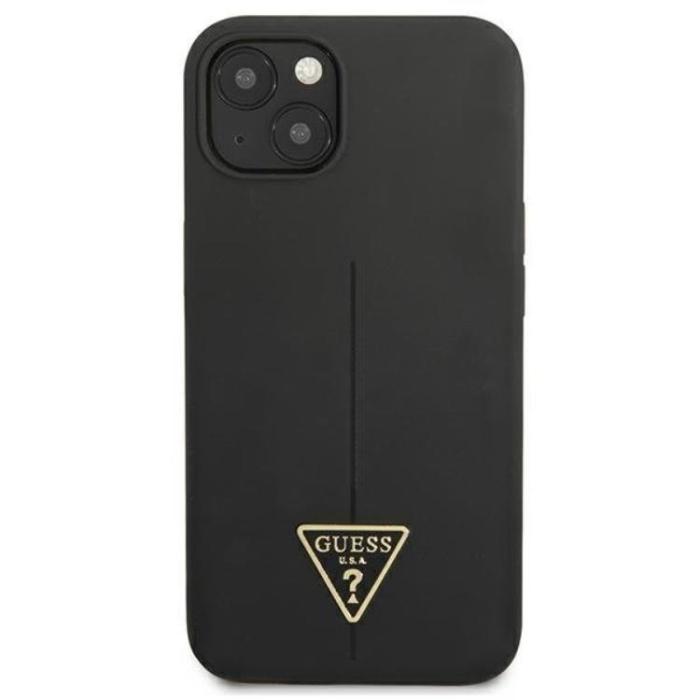 Guess - Guess iPhone 13 mini Skal Silicone Triangle - Svart