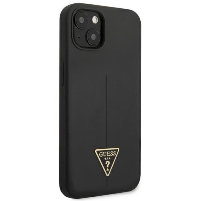 Guess - Guess iPhone 13 mini Skal Silicone Triangle - Svart