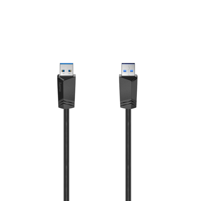 Hama - Hama USB-A Till USB-A Kabel 1.5m - Svart