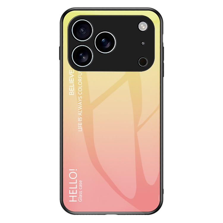 iPhone 17 Pro Max Mobilskal Anti-Scratch - Gradient Gul | 2353 | AlltMobil