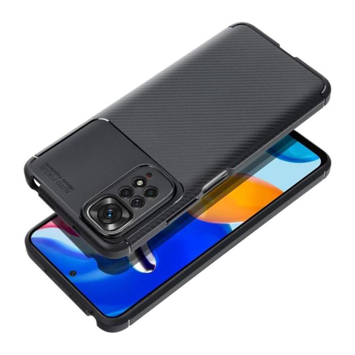 OEM - Xiaomi Redmi 13C Mobilskal Carbon Premium - Svart