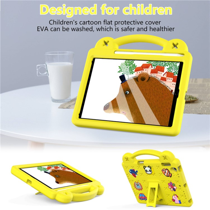 A-One Brand - iPad Air 2 (2014)/Air (2013) Skal EVA Kickstand Shockproof - Gul