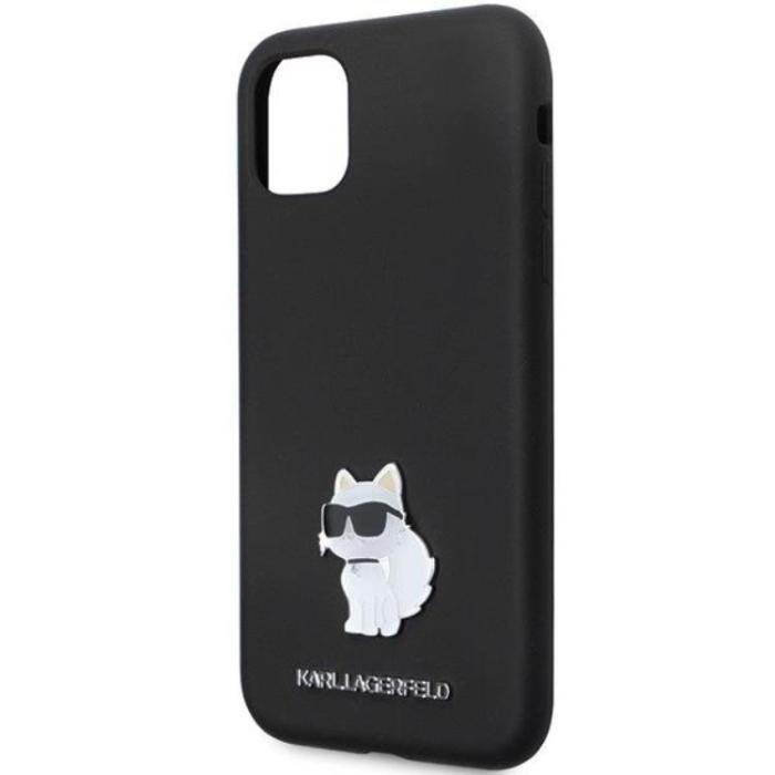 KARL LAGERFELD - KARL LAGERFELD iPhone 11/XR Mobilskal Silikon C Metal Pin