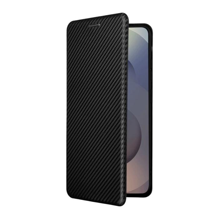 OEM - Mobilskal till Samsung Galaxy S26 Ultra Svart Textur Stöttålig Konstläder Svart