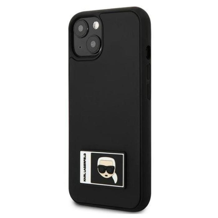 KARL LAGERFELD - Karl Lagerfeld iPhone 13 mini Skal Ikonik Patch - Svart