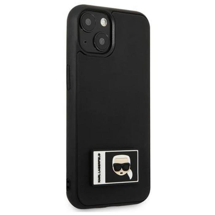 KARL LAGERFELD - Karl Lagerfeld iPhone 13 mini Skal Ikonik Patch - Svart