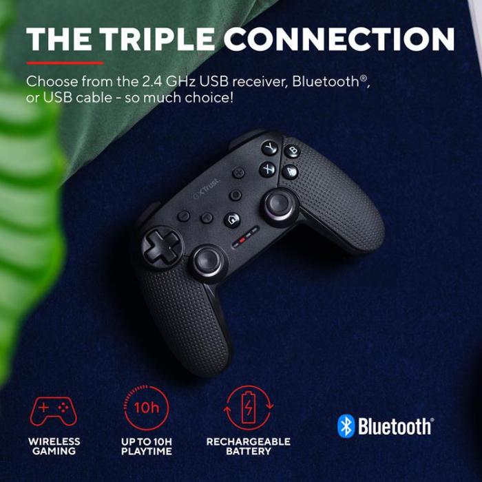 Trust - Trust GXT 542 Muta Trådlös handkontroll Switch/PC/Mobil Eco