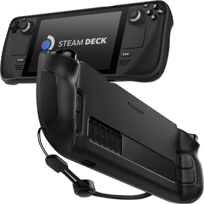 UTGATT - Spigen Steam Deck Skal Rugged Armor - Svart