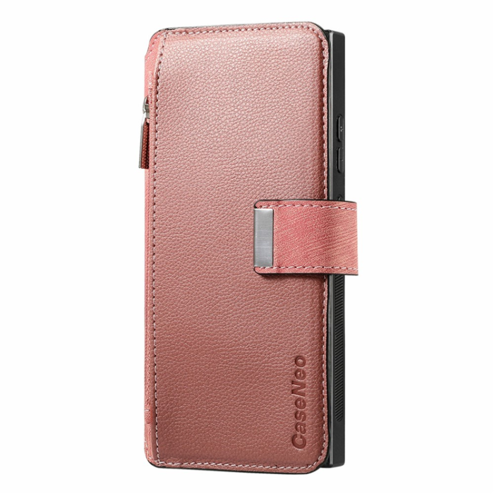CASENEO - Caseneo Plånboksfodral För Galaxy S26 Ultra Magnetic Läder - Rosa