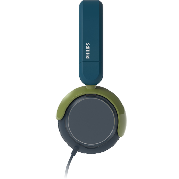 Philips - PHILIPS On-Ear Hörlurar Barn Volymbegränsning 85dB Kabel - Blågrön kristall