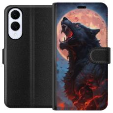 iSecrets - Pl&aring;nboksfodral till Samsung Galaxy S25 Edge med Ylande varg