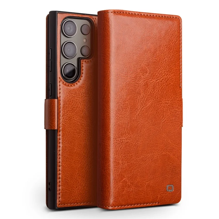 QIALINO Galaxy S22 Ultra Plånboksfodral Äkta Läder | 2353 | AlltMobil