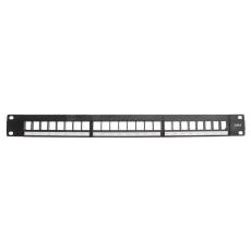 Triax - TRIAX Patch Panel 19" 1U Keystone CAT6 UTP 24 Portar
