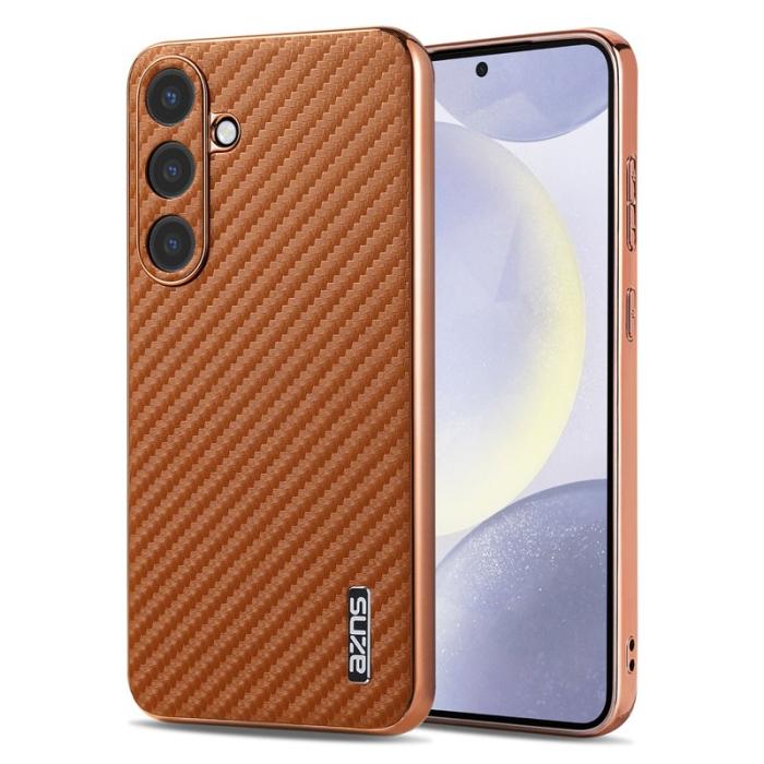 AZNS - AZNS Mobilskal för Samsung Galaxy S26 Plus PU + TPU - Brun