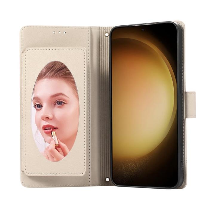OEM - Mobilfodral för Samsung Galaxy S26 Plus TKonstläder - Beige