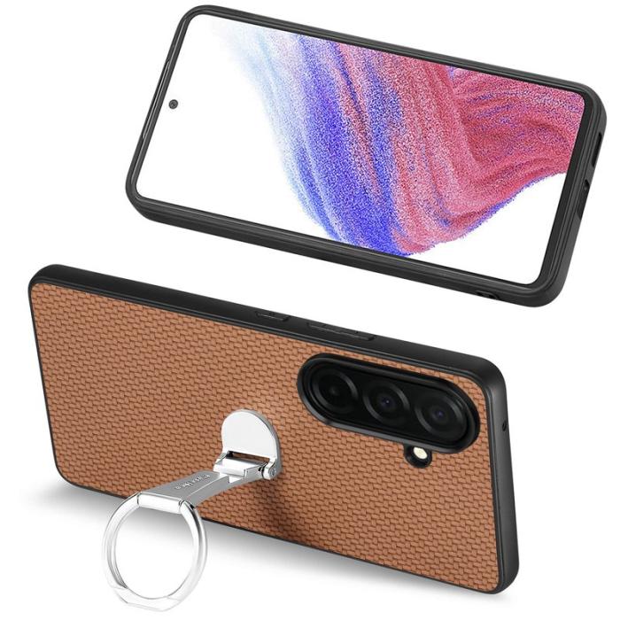 OEM - Mobilskal för Samsung Galaxy S26 Plus Kortfack Kickstand - Brun