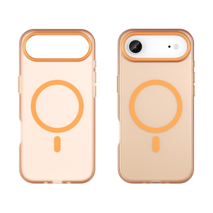 A-One Brand - iPhone 17 Air Mobilskal MagSafe Slim Matte Translucent - Orange